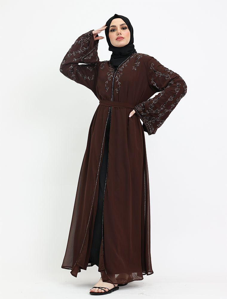 Brown Humra Kimono 